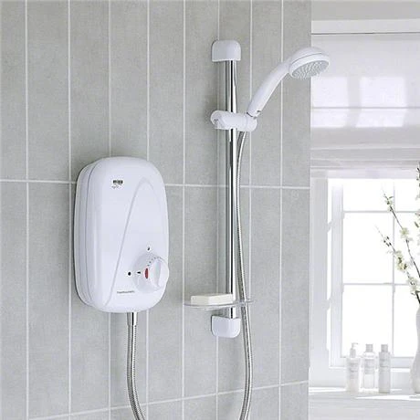 Mira - Vigour Thermostatic Power Shower - White & Chrome - 1.1532.353 4 Mira - Vigour Thermostatic Power Shower - White & Chrome - 1.1532.353 - Image 2