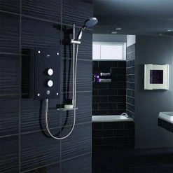 Mira Galena 9.8kW Slate Effect Thermostatic Electric Shower - 1.1634.117 -ShowerLux Shop 1.1634.117 D2 460