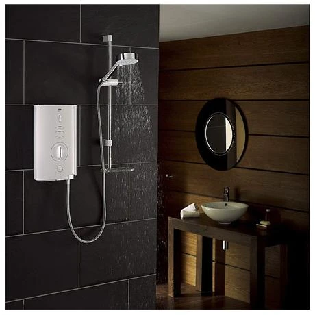 Mira - Sport Max 9.0kw Electric Shower - White & Chrome - 1.1746.007 4 Mira - Sport Max 9.0kw Electric Shower - White & Chrome - 1.1746.007 - Image 2