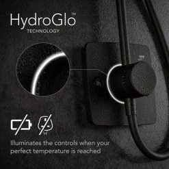 Mira Opero Dual Matt Black Thermostatic Mixer Shower - 1.1944.004 -ShowerLux Shop 1.1944.004 D2 460