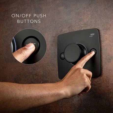 Mira Evoco Dual Outlet Matt Black Thermostatic Mixer Shower - 1.1967.003 8 Mira Evoco Dual Outlet Matt Black Thermostatic Mixer Shower - 1.1967.003 - Image 6