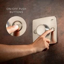 Mira Evoco Dual Outlet Brushed Nickel Thermostatic Mixer Shower - 1.1967.004 -ShowerLux Shop 1.1967.004 D6 460