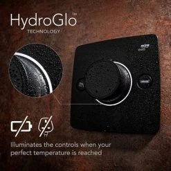 Mira Evoco Dual Outlet Matt Black Thermostatic Mixer Shower with Bathfill - 1.1967.007 -ShowerLux Shop 1.1967.007 D5 460