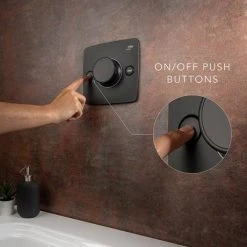 Mira Evoco Dual Outlet Matt Black Thermostatic Mixer Shower with Bathfill - 1.1967.007 -ShowerLux Shop 1.1967.007 D6 460