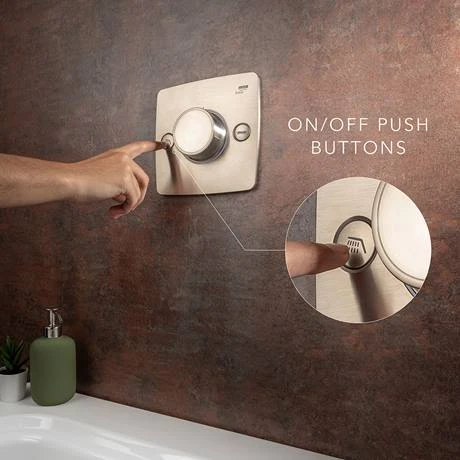 Mira Evoco Dual Outlet Brushed Nickel Thermostatic Mixer Shower with Bathfill - 1.1967.008 8 Mira Evoco Dual Outlet Brushed Nickel Thermostatic Mixer Shower with Bathfill - 1.1967.008 - Image 6