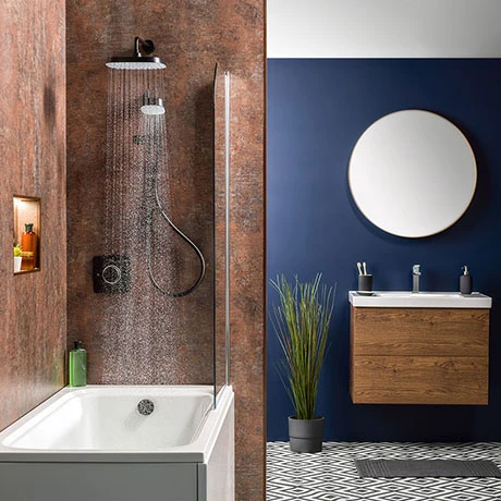 Mira Evoco Triple Outlet Matt Black Thermostatic Mixer Shower with Bathfill - 1.1967.010 3 Mira Evoco Triple Outlet Matt Black Thermostatic Mixer Shower with Bathfill - 1.1967.010