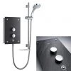 Mira Galena 9.8kW Slate Effect Thermostatic Electric Shower - 1.1634.117 -ShowerLux Shop 11634117 p