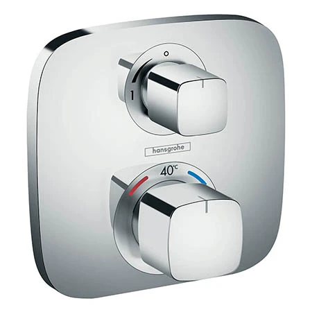 Hansgrohe Ecostat E Thermostat 1 Function Concealed Finish Set - 15707000 3 Hansgrohe Ecostat E Thermostat 1 Function Concealed Finish Set - 15707000