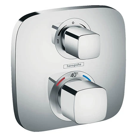 Hansgrohe Ecostat E Thermostat 2 Function Concealed Finish Set - 15708000 3 Hansgrohe Ecostat E Thermostat 2 Function Concealed Finish Set - 15708000