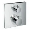 Hansgrohe Ecostat Square Thermostat 2 Function Concealed Finish Set - 15714000 2 Hansgrohe Ecostat Square Thermostat 2 Function Concealed Finish Set - 15714000 -ShowerLux Shop 15714000 P