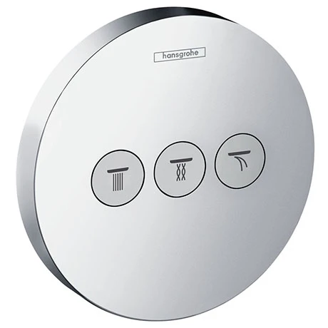 Hansgrohe ShowerSelect S Valve for Concealed Installation for 3 Outlets - 15745000 3 Hansgrohe ShowerSelect S Valve for Concealed Installation for 3 Outlets - 15745000