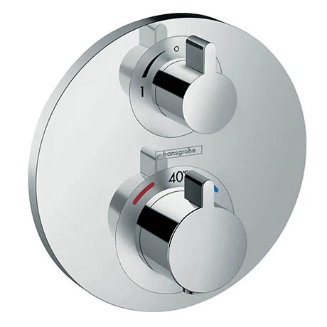Hansgrohe Ecostat S Thermostat 1 Function Concealed Finish Set - 15757000 3 Hansgrohe Ecostat S Thermostat 1 Function Concealed Finish Set - 15757000
