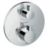 Hansgrohe Ecostat S Thermostat 2 Function Concealed Finish Set - 15758000 2 Hansgrohe Ecostat S Thermostat 2 Function Concealed Finish Set - 15758000 -ShowerLux Shop 15758000 P