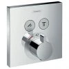 Hansgrohe ShowerSelect Thermostatic Mixer for Concealed Installation for 2 Outlets - Chrome - 15763000 -ShowerLux Shop 15763000 P