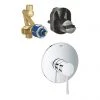 Grohe Essence Single-Lever Shower Mixer Trim + 1/2" Concealed Body 2 Grohe Essence Single-Lever Shower Mixer Trim + 1/2" Concealed Body -ShowerLux Shop 19286001 33963000 P