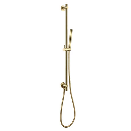 JTP Vos Brushed Brass Slider Rail Kit with Integrated Wall Outlet 3 JTP Vos Brushed Brass Slider Rail Kit with Integrated Wall Outlet