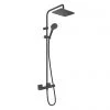 Hansgrohe Vernis Shape EcoSmart Showerpipe 230 Thermostatic Shower Mixer - Matt Black - 26097670 2 Hansgrohe Vernis Shape EcoSmart Showerpipe 230 Thermostatic Shower Mixer - Matt Black - 26097670 -ShowerLux Shop 26097670 P