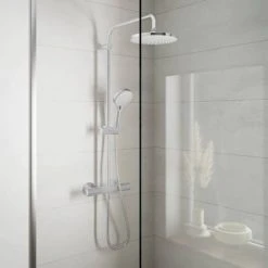 Hansgrohe Pack of 2 Vernis Blend Showerpipe 200 Thermostatic Shower Mixer - 26285000 5 Hansgrohe Pack of 2 Vernis Blend Showerpipe 200 Thermostatic Shower Mixer - 26285000 -ShowerLux Shop 26276000 D1 460 1