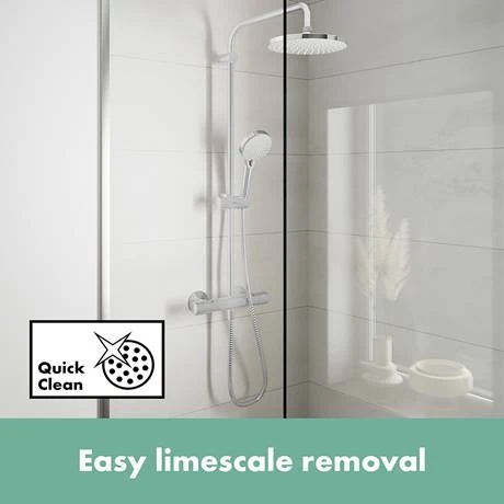 Hansgrohe Vernis Blend Showerpipe 200 Thermostatic Shower Mixer - Chrome - 26276000 5 Hansgrohe Vernis Blend Showerpipe 200 Thermostatic Shower Mixer - Chrome - 26276000 - Image 3