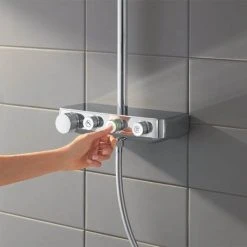 Grohe Euphoria SmartControl 310 DUO Shower System - Chrome - 26507000 10 Grohe Euphoria SmartControl 310 DUO Shower System - Chrome - 26507000 -ShowerLux Shop 26507000 D3 460