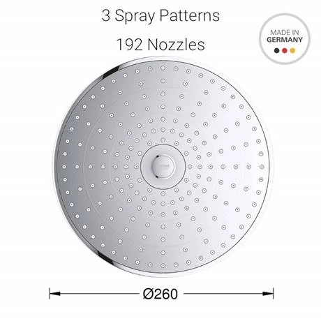 Grohe Euphoria SmartControl 260 MONO Shower System - 26509000 8 Grohe Euphoria SmartControl 260 MONO Shower System - 26509000 - Image 6