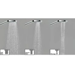 Hansgrohe Croma Select S 3 Spray Shower Slider Rail Kit 65cm - 26560400 5 Hansgrohe Croma Select S 3 Spray Shower Slider Rail Kit 65cm - 26560400 -ShowerLux Shop 26560400 D1 460 3