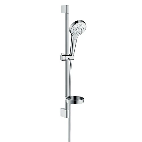 Hansgrohe Croma Select S Vario 3 Spray 65cm Shower Slider Rail Kit with Soap Dish - 26566400 3 Hansgrohe Croma Select S Vario 3 Spray 65cm Shower Slider Rail Kit with Soap Dish - 26566400