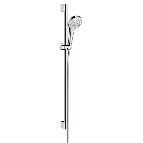 Hansgrohe Croma Select S Multi EcoSmart 9 l/min 3 Spray Shower Slider Rail Kit 90cm - 26571400 3 Hansgrohe Croma Select S Multi EcoSmart 9 l/min 3 Spray Shower Slider Rail Kit 90cm - 26571400