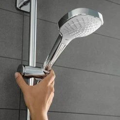 Hansgrohe Croma Select E Multi EcoSmart 9 l/min 3 Spray Shower Slider Rail Kit 65cm - 26581400 10 Hansgrohe Croma Select E Multi EcoSmart 9 l/min 3 Spray Shower Slider Rail Kit 65cm - 26581400 -ShowerLux Shop 26580400 D3 460 1