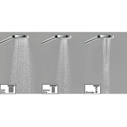 Hansgrohe Croma Select E Vario 3 Spray Shower Slider Rail Kit 65cm - 26582400 11 Hansgrohe Croma Select E Vario 3 Spray Shower Slider Rail Kit 65cm - 26582400 -ShowerLux Shop 26582400 D4 460