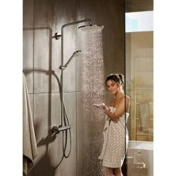 Hansgrohe Croma Select S EcoSmart Showerpipe 280 Thermostatic Shower Mixer - 26794000 -ShowerLux Shop 26790000 D4 460