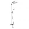 Hansgrohe Croma Select S Showerpipe 280 Thermostatic Bath Shower Mixer - 26792000 2 Hansgrohe Croma Select S Showerpipe 280 Thermostatic Bath Shower Mixer - 26792000 -ShowerLux Shop 26792000 P