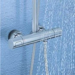 Grohe Rainshower System 210 Thermostatic Shower System - 27032001 10 Grohe Rainshower System 210 Thermostatic Shower System - 27032001 -ShowerLux Shop 27032001 D3 460