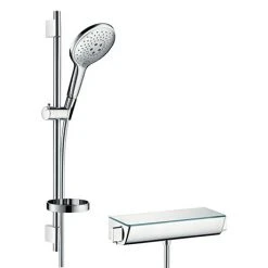 Hansgrohe Raindance Select S 150 with Ecostat Select Thermostatic Shower Mixer - Chrome - 27036000