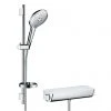 Hansgrohe Raindance Select S 150 with Ecostat Select Thermostatic Shower Mixer - White/Chrome - 27036400 -ShowerLux Shop 27036400 P