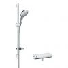 Hansgrohe Raindance Select S 150 with Ecostat Select Thermostatic Shower Mixer - White/Chrome - 27037400 1 Hansgrohe Raindance Select S 150 with Ecostat Select Thermostatic Shower Mixer - White/Chrome - 27037400 -ShowerLux Shop 27037400 P