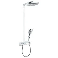 Hansgrohe Raindance Select E Showerpipe 300 with ShowerTablet Select 300 Thermostatic Shower - Chrome - 27127000