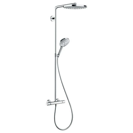 Hansgrohe Raindance Select S Showerpipe 240 Thermostatic Shower Mixer - Chrome - 27129000 3 Hansgrohe Raindance Select S Showerpipe 240 Thermostatic Shower Mixer - Chrome - 27129000