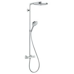 Hansgrohe Raindance Select S Showerpipe 300 Thermostatic Shower Mixer - Chrome - 27133000