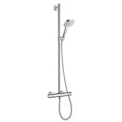Hansgrohe Croma Select E SemiPipe Multi with Thermostatic Shower Mixer - 27248400