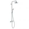 Hansgrohe Croma Select E EcoSmart Showerpipe 180 Thermostatic Shower Mixer - 27257400 2 Hansgrohe Croma Select E EcoSmart Showerpipe 180 Thermostatic Shower Mixer - 27257400 -ShowerLux Shop 27257400 P