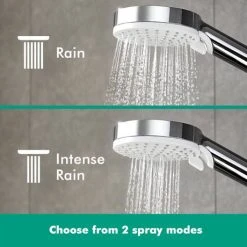 Hansgrohe Crometta E Showerpipe 240 Thermostatic Shower Mixer - 27271000 10 Hansgrohe Crometta E Showerpipe 240 Thermostatic Shower Mixer - 27271000 -ShowerLux Shop 27271000 n d4n 460