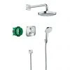 Hansgrohe Croma Select E Complete Shower Set with Wall Mounted Shower Handset - 27294000 -ShowerLux Shop 27294000 P