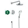 Hansgrohe Croma Select S Complete Shower Set with Wall Mounted Shower Handset - 27295000 2 Hansgrohe Croma Select S Complete Shower Set with Wall Mounted Shower Handset - 27295000 -ShowerLux Shop 27295000 P