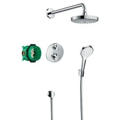 Hansgrohe Croma Select S Complete Shower Set with Wall Mounted Shower Handset - 27295000