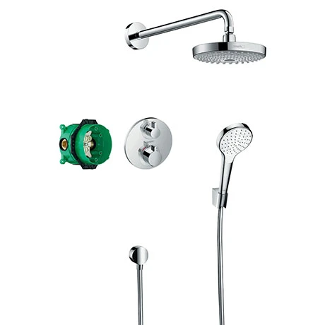 Hansgrohe Croma Select S Complete Shower Set with Wall Mounted Shower Handset - 27295000 3 Hansgrohe Croma Select S Complete Shower Set with Wall Mounted Shower Handset - 27295000