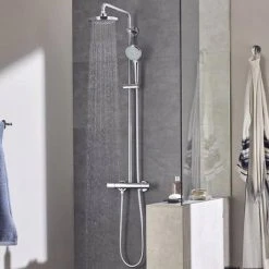Grohe Euphoria 180 Thermostatic Shower System - 27296001 -ShowerLux Shop 27296001 D3 460
