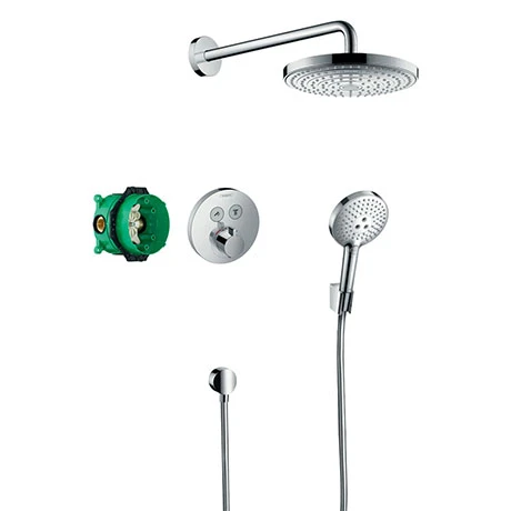 Hansgrohe Raindance Select S Complete Shower Set with Wall Mounted Shower Handset - 27297000 3 Hansgrohe Raindance Select S Complete Shower Set with Wall Mounted Shower Handset - 27297000