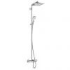 Hansgrohe Crometta E Showerpipe 240 1 Jet with Thermostatic Bath Mixer - 27298000 1 Hansgrohe Crometta E Showerpipe 240 1 Jet with Thermostatic Bath Mixer - 27298000 -ShowerLux Shop 27298000 p