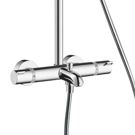 Hansgrohe Croma Select S Showerpipe 180 Thermostatic Bath Shower Mixer - 27351400 4 Hansgrohe Croma Select S Showerpipe 180 Thermostatic Bath Shower Mixer - 27351400 - Image 2